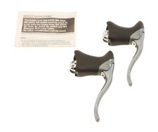 Shimano 600 Ultegra SLR BL-6403 Aero Brake Levers PAIR Gray/Black NEW NOS picture
