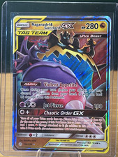 Naganadel & Guzzlord GX 158/236 Cosmic Eclipse TAG TEAM Holo; Great condition picture