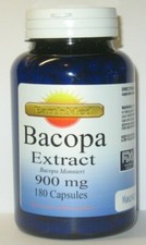 Bacopa Extract 900 mg  180 capsules bacopa monnieri   Brain Health picture