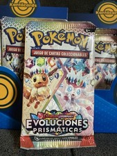 1x ~ESP~ SPANISH Prismatic Evolutions Pokemon Booster Factory Sealed Unweighed picture