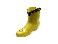 VINTAGE CERAMIC BOOT MCMASTER CANADA NORTH BAY ONTARIO picture