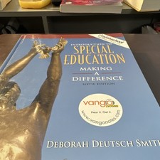 Pearson Introduction to Special Education Making a Difference 6th Ed HC picture