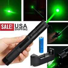 Rechargeable 532nm Green Laser Pointer Pen Visible Beam Light Lazer picture