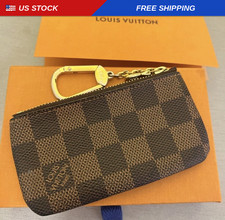 Louis Vuitton Key Pouch M62650 Damier Ebene Coin Case Authentic picture