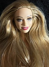 Copper Blonde-Nude Mattel Barbie Doll-Rooted Lashes-for OOAK-T-24 picture
