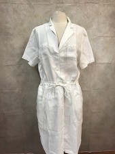 Escada Sport Women's White Short Sleeve Dress Size 44 picture