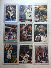 Shaquille O'Neal  9 Card Lot Some Rookies Surface/Corner/Edge Wear SEE PHOTOS picture