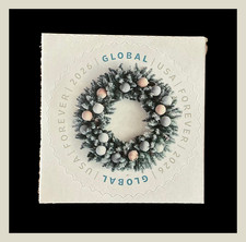 2026 US Stamps - 2025 SC#6118 Global: Winter Wreath Global Stamps - MNH picture