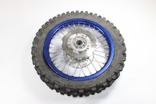 USED Tusk Impact Complete Rear Wheel 14x1.60 Blue for Yamaha YZ85 L07 picture