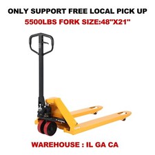IL GA CA Pickup Only-APOLLOLIFT 5500lbs Warehouse Hand Pallet Jack Truck 48