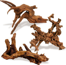 Kathson Natural Driftwood for Aquarium Decor, 3-Piece 7''-11'' Large Driftwood f picture