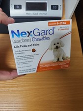 Flea & Tick Prevention Chewable 4-10 Lbs 6 Doses picture