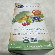 Garden of Life Mykind Organic Plant Calcium 800mg Vegan Tablets - 180 Count picture