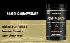 ANABOLIC WARFARE PUMP N GROW Stimulant-Free Pre-Workout Endurance 30 Servings picture