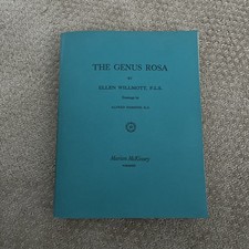 The Genus Rosa By Ellen Willmott 1991 Marion McKinsey Publisher Edition-signed  picture
