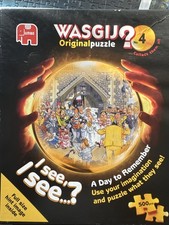 Wasgij original #4 Puzzle 500 Pieces Old Package Rare Used, Complete picture