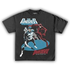 THE PUNISHER VS.DAREDEVIL T-SHIRT, GIFT FOR FANS, GIFT FOR HER, GIFT FOR HIM picture