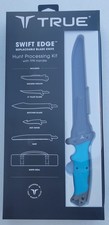 True Swift Edge Hunters Processing Knife Kit With 4 Replaceable Blades & TPR Han picture