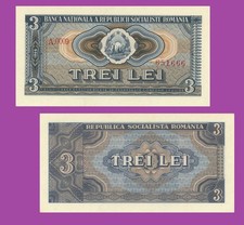 Romania 3 lei 1966  rare   - Copy picture
