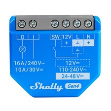 Shelly 1 Gen4. Wi-Fi, Zigbee, Matter Smart relay switch w/dry contacts-Open Box picture