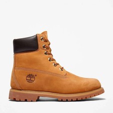 Timberland 6 Inch Premium Waterproof Boots Women’s Size 6 Wheat Nubuck NEW picture