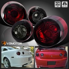 Smoke Fits 2005-2010 Chevy Cobalt 2Dr Tail Lights Stop Brake Lamps Left+Right picture