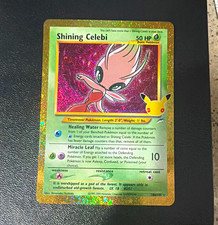 Pokémon TCG Shining Celebi 106/105 Neo Destiny Secret Rare Holo 30th Anniversary picture