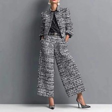 Conjunto de 2 Piezas para Mujer 2026, Chaqueta Corta de M... picture