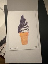 Ana Inciardi Mini Print LPGA Tournament Limited Edition Purple Ice Cream *RARE* picture