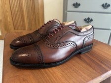 New Allen Edmonds 'Strand' 9.5D Dark Chili Brown Oxfords USA  $450 picture