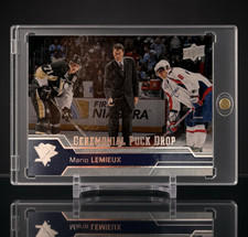 2016-17 UD Series 1 Ceremonial Puck Drop Mario Lemieux Ovechkin Malkin CPD-1 SSP picture
