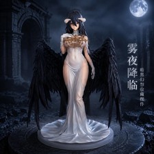 H-28CM Overlord albedo Figure Model Statue Figurine Collectible Toys Xmas Gift picture