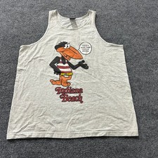 Sherry's Best Tank Top Mens XL Gray Cotton Indiana Beach Vintage USA Graphic picture