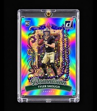 TYLER SHOUGH ROOKIE DOWNTOWN 2025 DONRUSS TRUE DOWNTOWN RARE Jumbo RC SAINTS picture