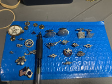 Vintage Masonic Shriners OES pins. Cuff Links Sterling And Non, lot picture