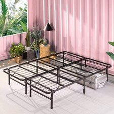 ZINUS SMARTBASE TOOL-FREE ASSEMBLY MATTRESS FOUNDATION FULL - BLACK picture