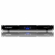 MUSYSIC Professional 2 Channel 8500 Watts D-Class 1U Power Amplifier MU-D8500 picture