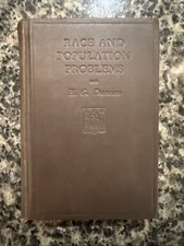 Race and Population Problems By Duncan, Hannibal Gerald 1929 FIRST EDITION Rare picture