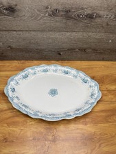 Antique J.H. W &Sons Lyndon Hanley England Semi Porcelain Serving Platter C.1890 picture
