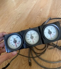 OMORI WHITE FACE 52mm Meters Gauge Oil Pressure Temp Water For GTR R32 RX7 S13 picture