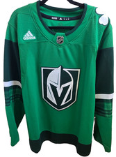 Adidas Vegas Golden Knights St Patricks Day Jersey Green Primegreen Size 52 NHL picture