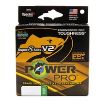 PowerPro Super 8 Slick V2 Braided Fishing Line - Aqua_Green - 8lb - 300yd/274... picture