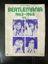 Beatlemania 1963–1966 Vol 1 Easy Guitar Songbook The Beatles Warner Bros picture