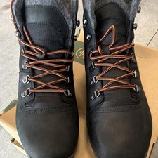 Kamik Men’s Waterproof Lightweight Winter Ankle Hiking Boots Black Leather 12 picture