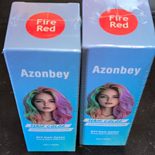 Azonbey **Fire Red**  100mL Temporary Hair Color for Hair (SET OF 2) picture