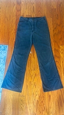Vintage Gap Men’s Black Wash Denim Jeans Flare Fit 30x30 picture