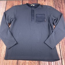 Simms Highline Henley - Men's Large Grey Thermal Long Sleeve picture