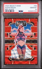 PSA 10 Alexa Bliss 2024 Panini Select WWE #56 Red Wave /99 picture
