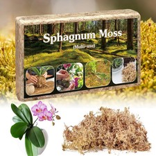 Sphagnum Moss,Sphagnum Moss for Plants,4 QT Natural Long Fibered Sphagnum Peat M picture