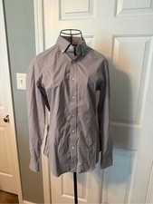 Uniqlo Men's Button-Down Dress Shirt in Light Gray Check picture